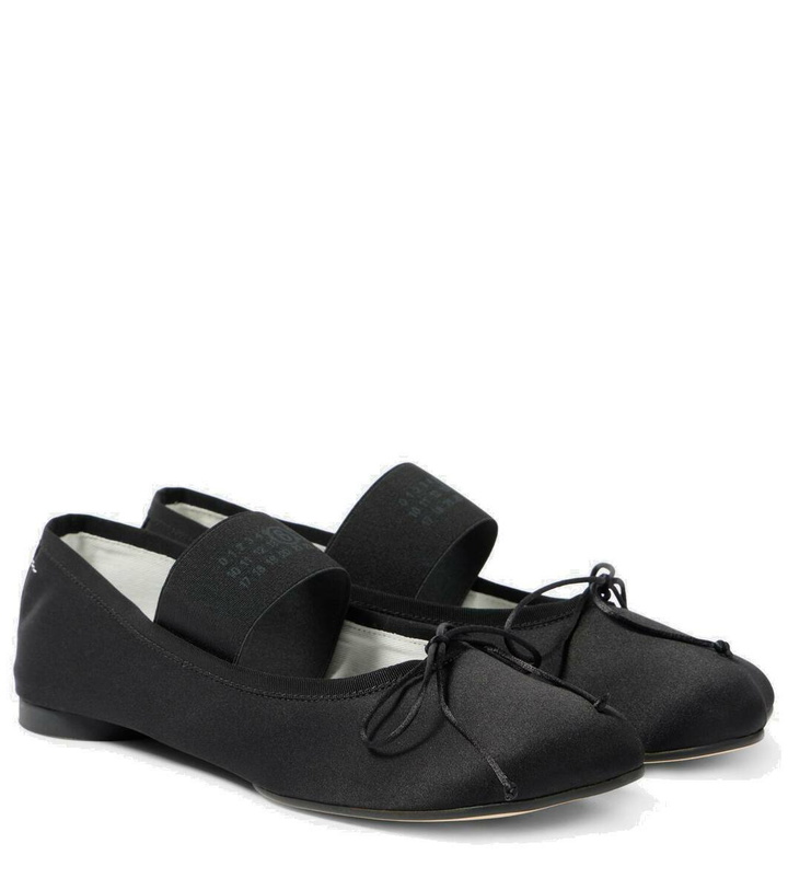 Photo: MM6 Maison Margiela Satin ballet flats