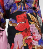 Dries Van Noten - Floral midi skirt