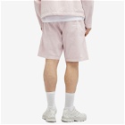 Stone Island Men's Marina Garment Dyed Sweat Shorts in Pink