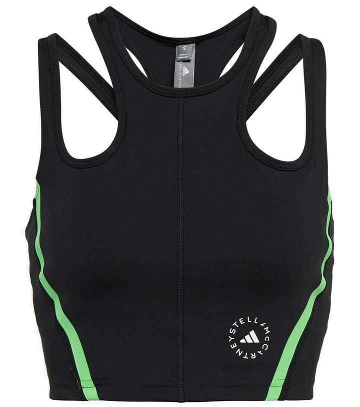 Photo: Adidas by Stella McCartney - Cutout jersey crop top
