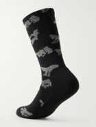 Portal - Lineage Three-Pack Cotton-Blend Socks - Black