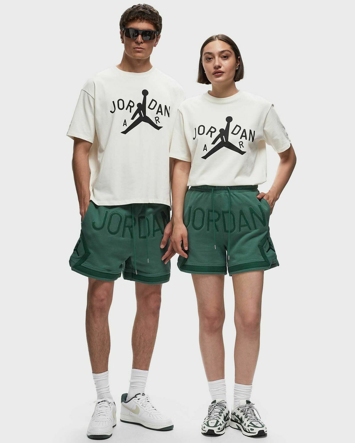 Jordan x Nina Chanel Abneyスウェット ショートパンツ Air Jordan x Nina Chanel Abney Fleece Shorts 'Green' HF1650-398