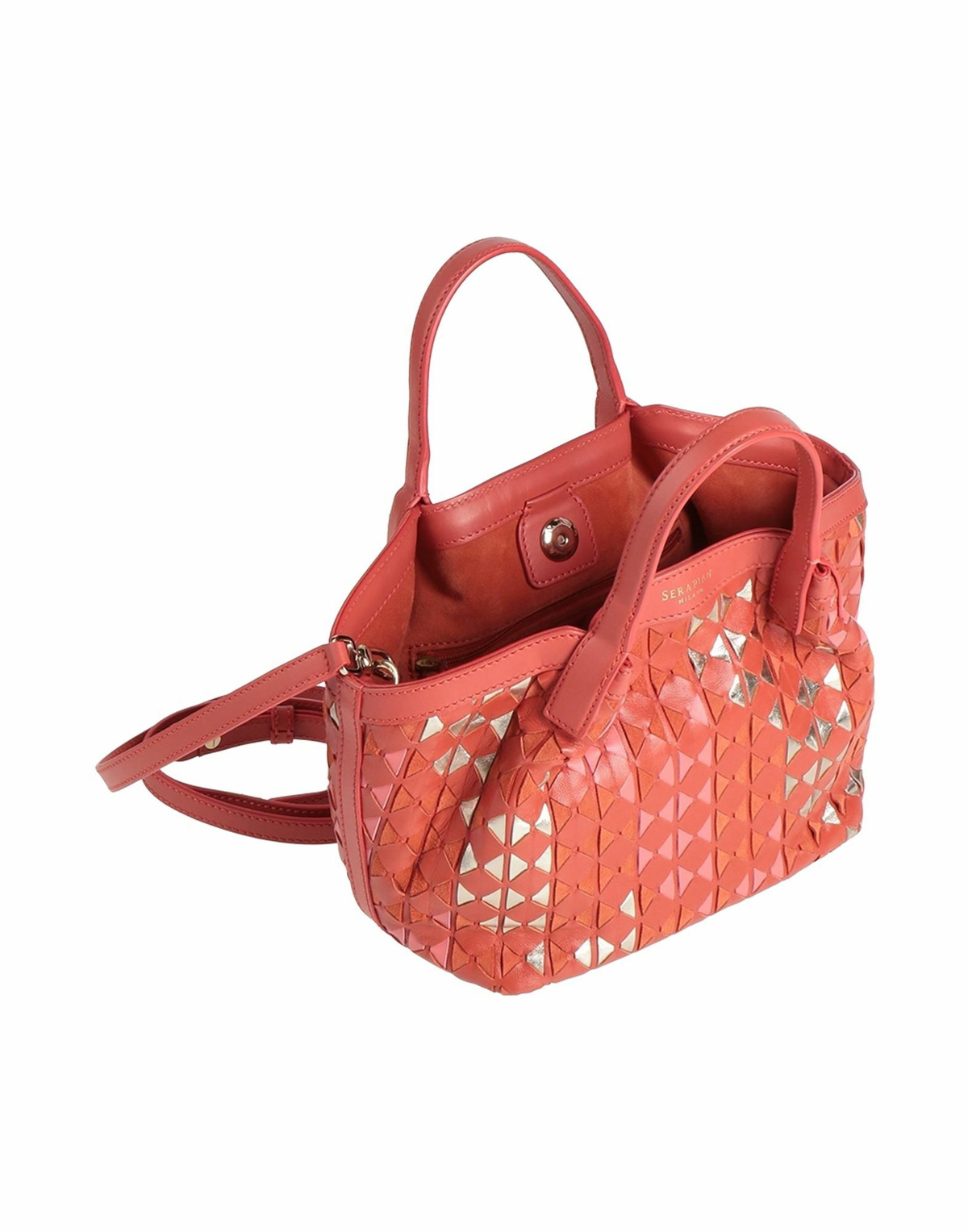 Serapian Womens Handbag in Red