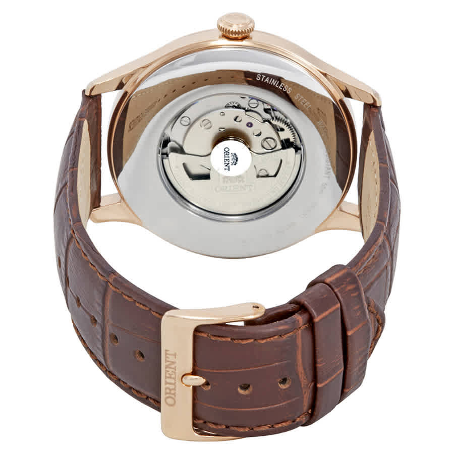Orient Open Heart Automatic Brown Dial Mens Watch TAG00001T