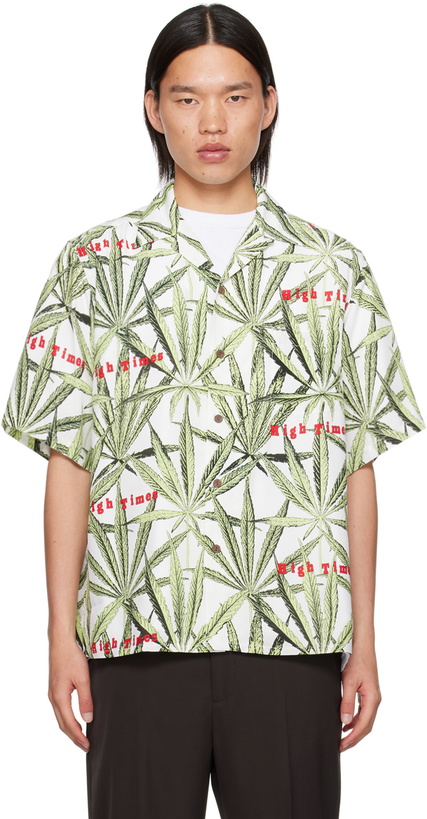 Photo: WACKO MARIA White & Green High Times Edition Shirt