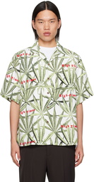 WACKO MARIA White & Green High Times Edition Shirt