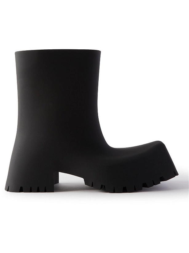 Photo: Balenciaga - Trooper Rubber Boots - Black