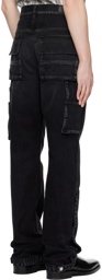 AMIRI Black Stack Workman Jeans