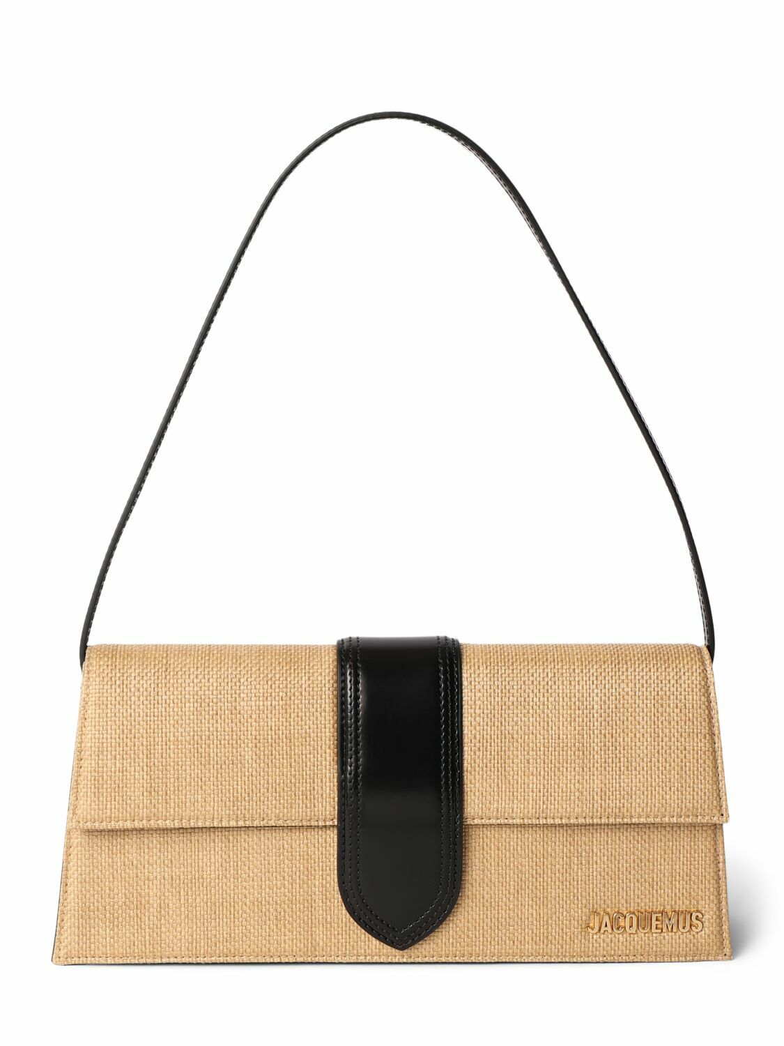 JACQUEMUS Le Bambino Long Raffia Effect Bag Jacquemus
