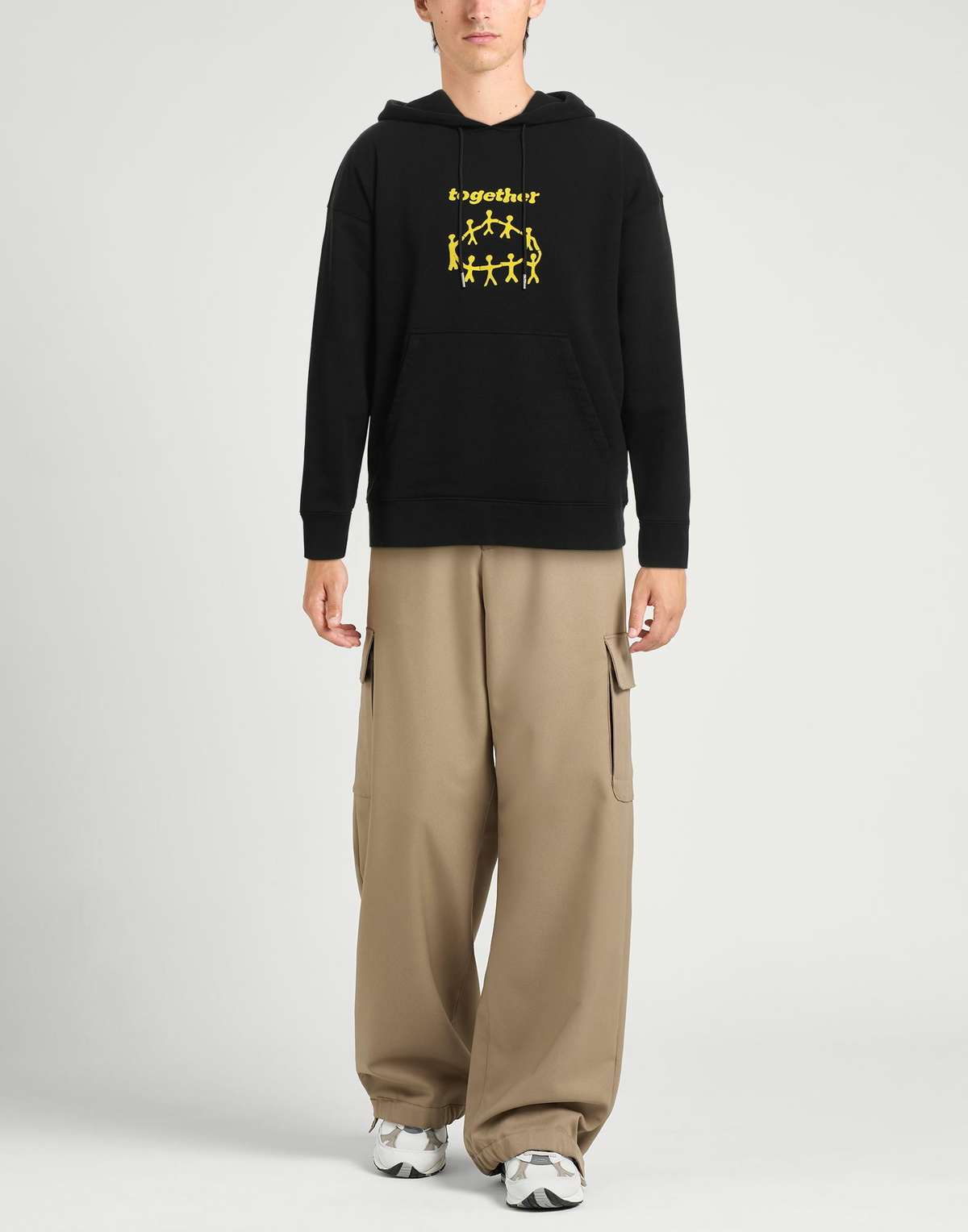 Sandro Mens Sweatshirt in Black