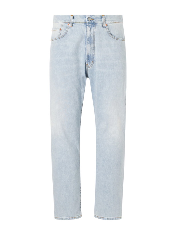 Photo: Ghiaia Cashmere - Straight-Leg Jeans - Blue