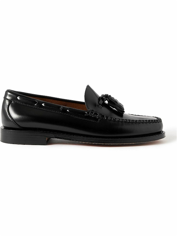 Photo: G.H. Bass & Co. - Weejuns Heritage Larkin Glossed-Leather Tasselled Loafers - Black