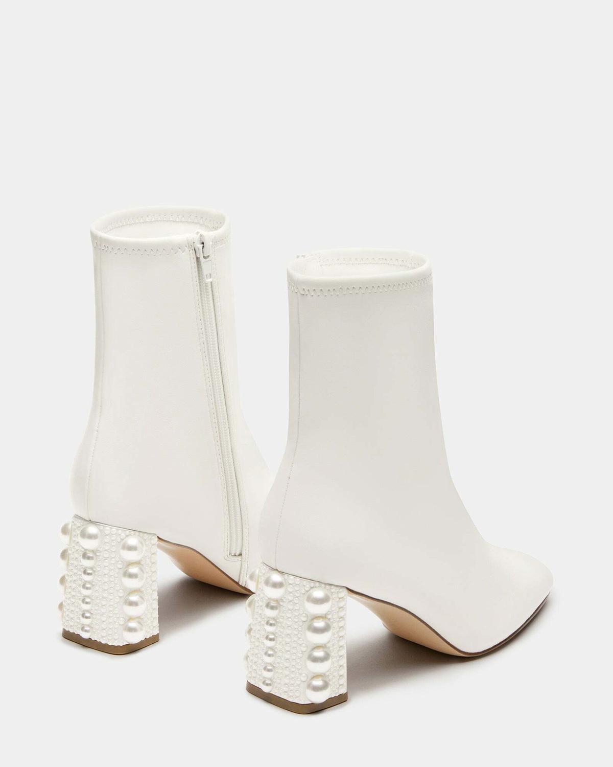 Steve Madden Hush-P Booties in White