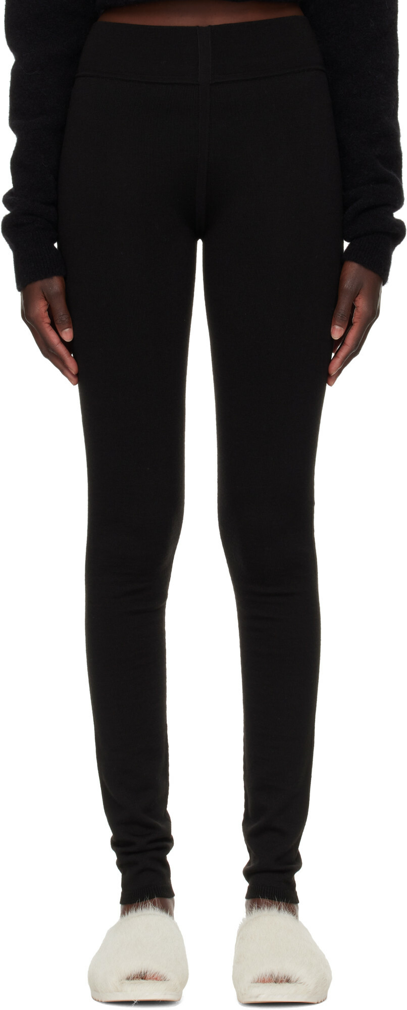 Rick Owens Black Tower Leggings