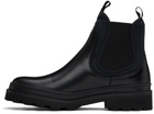 A.P.C. Black Adrien Chelsea Boots