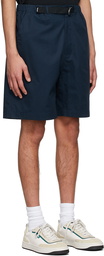 Kenzo Navy Cotton Shorts