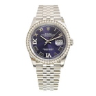 Rolex Datejust 36 Aubergine Diamond Dial Automatic Unisex Jubilee Watch 126284AURDJ