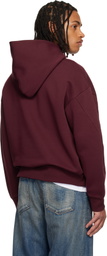 Givenchy Burgundy Scuba Hoodie