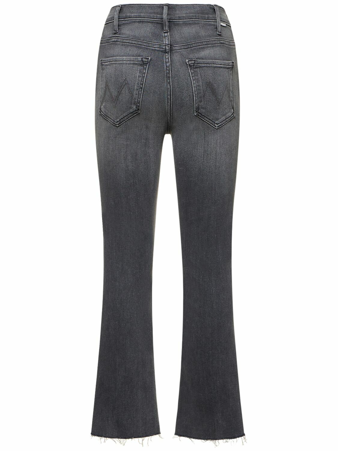 MOTHER - The Hustler Ankle Fray Mid Rise Jeans