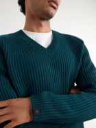 Rag & Bone - Ribbed Wool and Cashmere-Blend Sweater - Green
