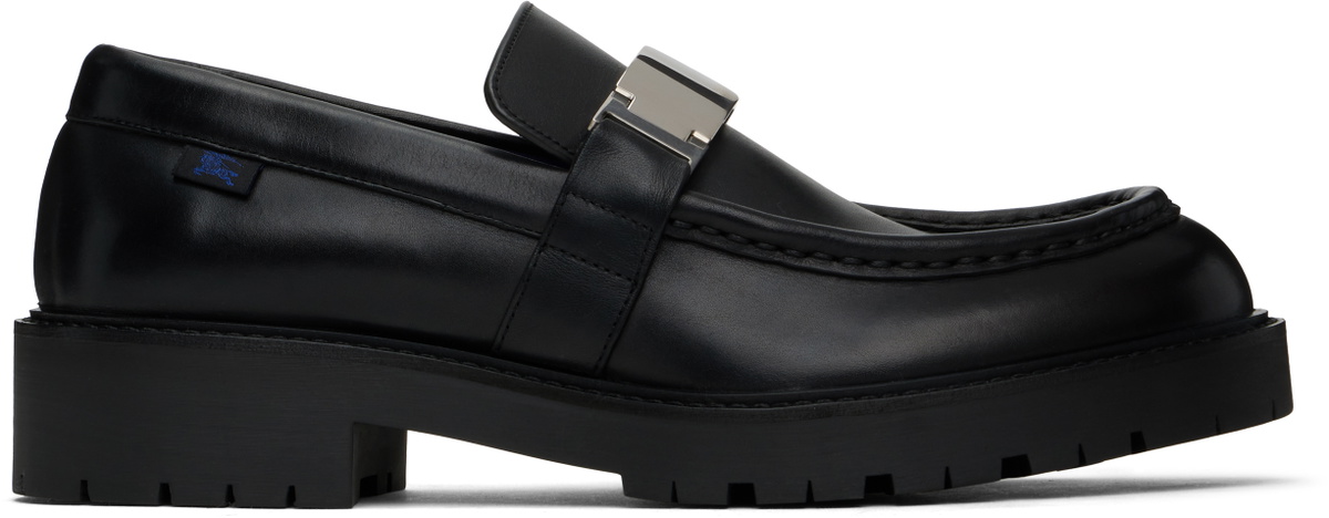 Burberry Black Raft Loafers