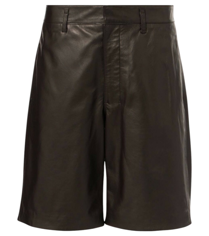 Photo: Lemaire Leather shorts