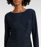 Diane von Furstenberg Simona lamé wrap dress