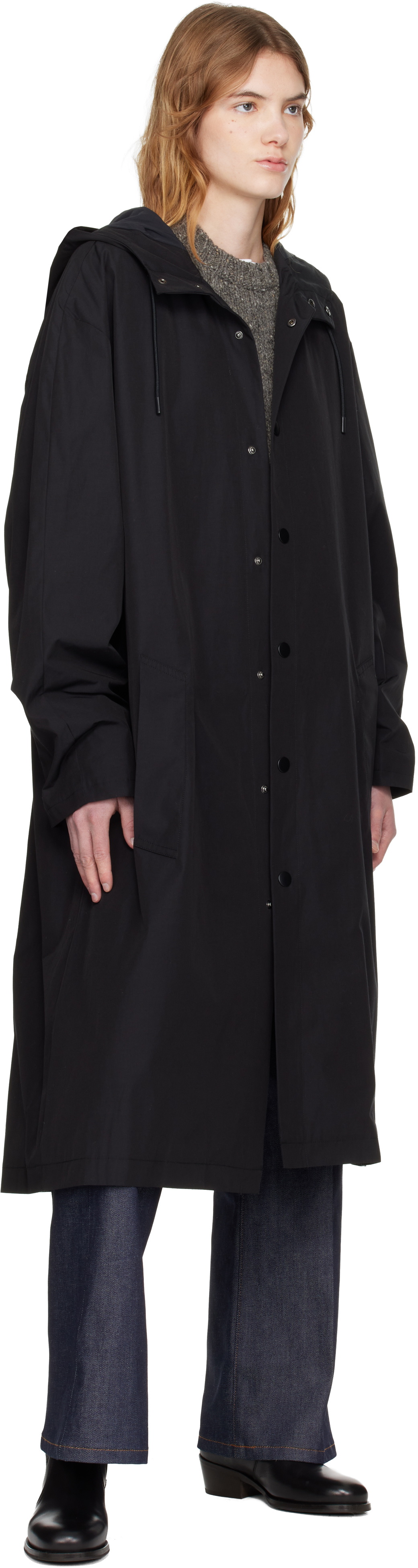 A.P.C. Black Long Parka