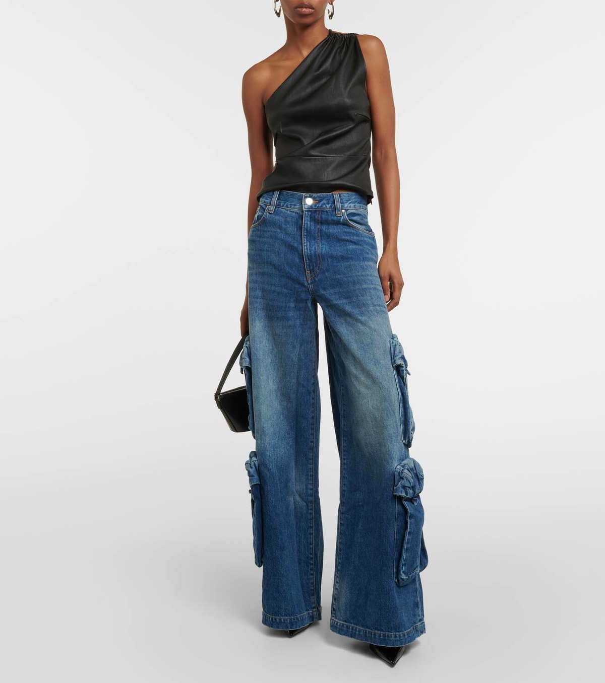 Amiri High-rise cargo jeans Amiri