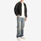 Represent Men's R3 Distressed Baggy Denim in Blue/Cream