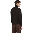 Brioni Brown Cashmere Classic Turtleneck