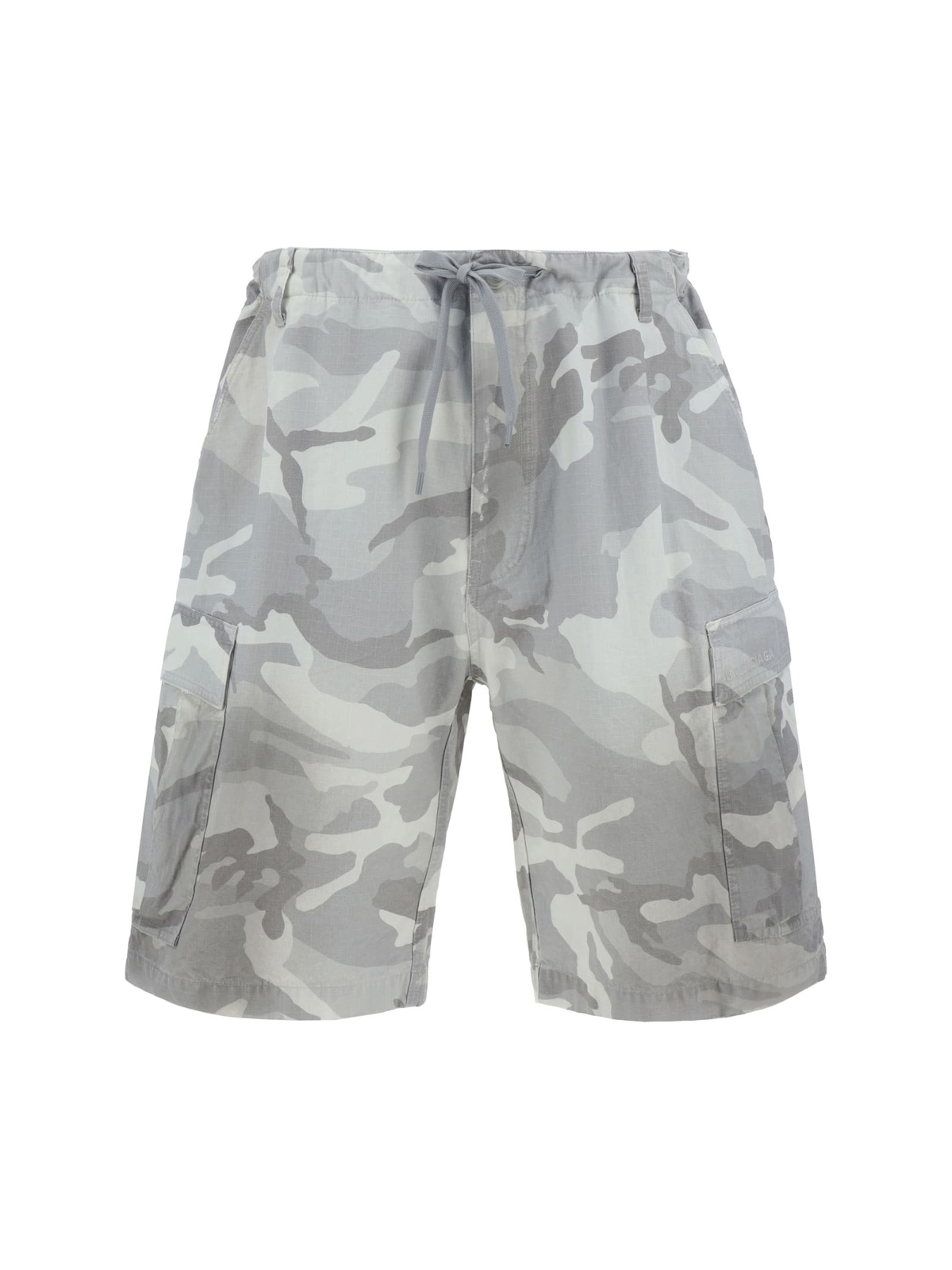 Balenciaga - Skater Wide-Leg Distressed Denim Shorts - Blue Balenciaga - Skater Wide-Leg Distressed Denim Shorts - Blue