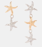 Versace Barocco Sea embellished drop earrings