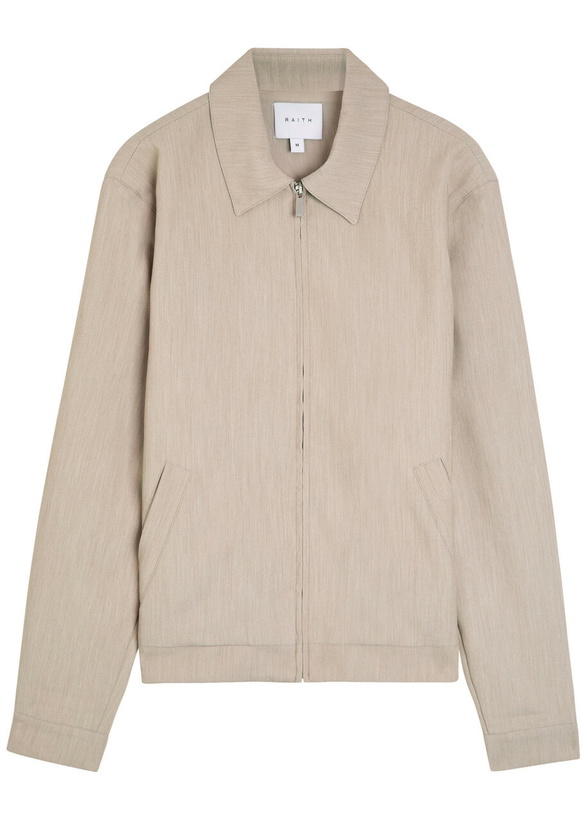 Photo: Raith Emilio Woven Jacket Taupe