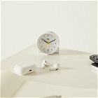 Braun Classic Analogue Alarm Clock in White