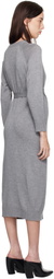 Max Mara Leisure Gray Scrivia Midi Dress