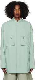 A. A. Spectrum Green Flight Overshirt Shirt