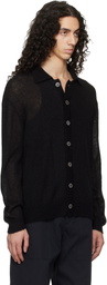 Studio Nicholson Black Hamto Kint Cardigan