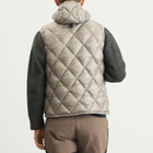 ROA Men's Nuna 800 Fill Power Hooded Down Vest in Light Grey