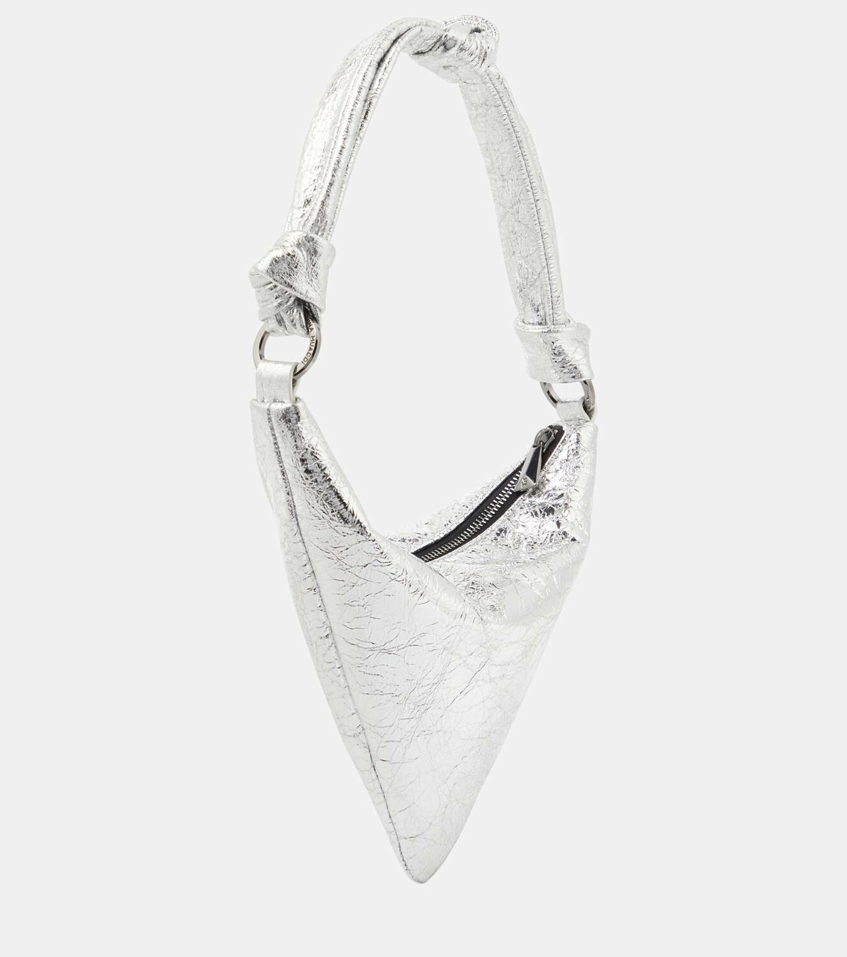 Amina Muaddi Cameron Mini leather shoulder bag