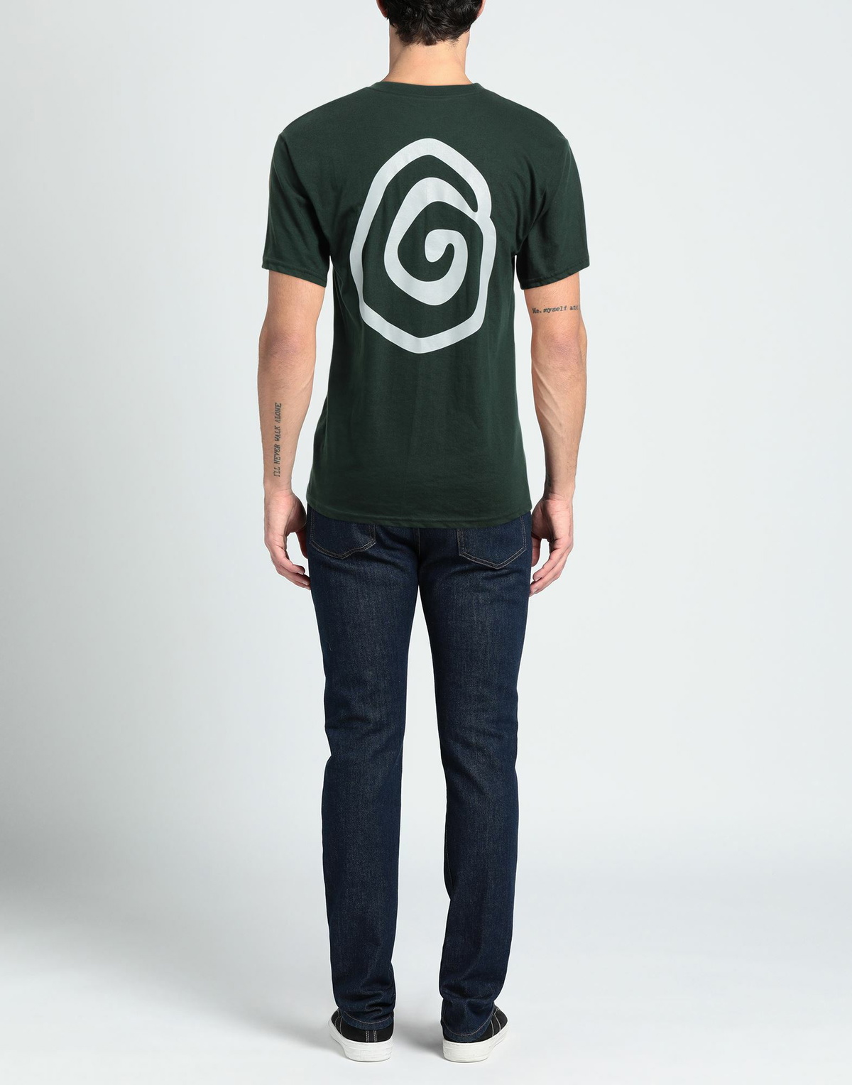Ostrya Mens T-shirt in Dark green