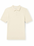 Sunspel - Ribbed Cotton Polo Shirt - White