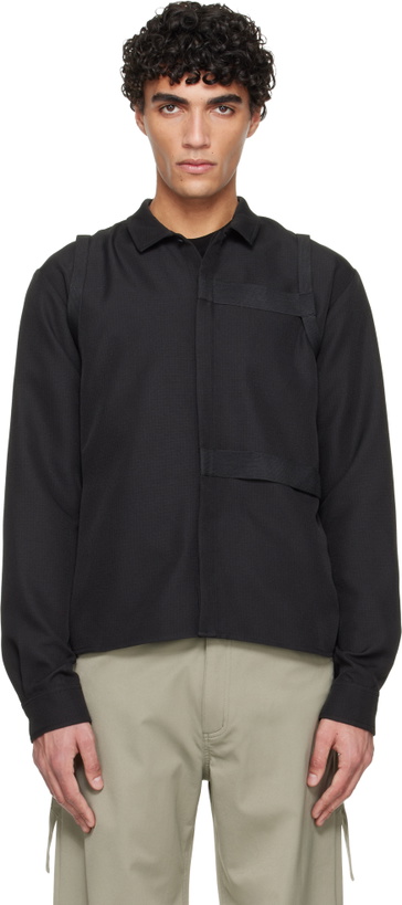 Photo: HELIOT EMIL Black Sinew Shirt