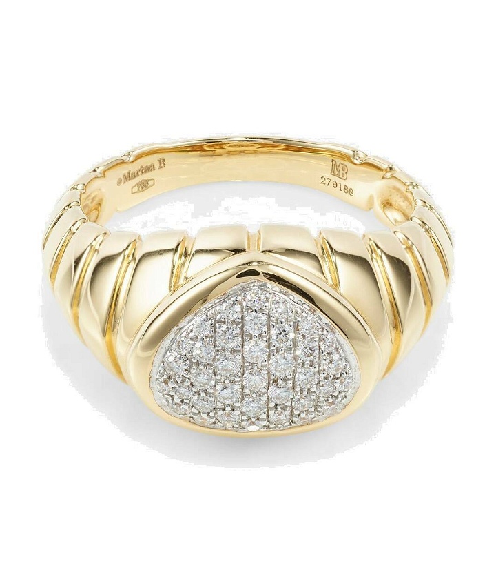 Photo: Marina B Timo 18kt gold ring with diamonds