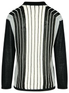 Laneus Black Viscose Blend Sweater