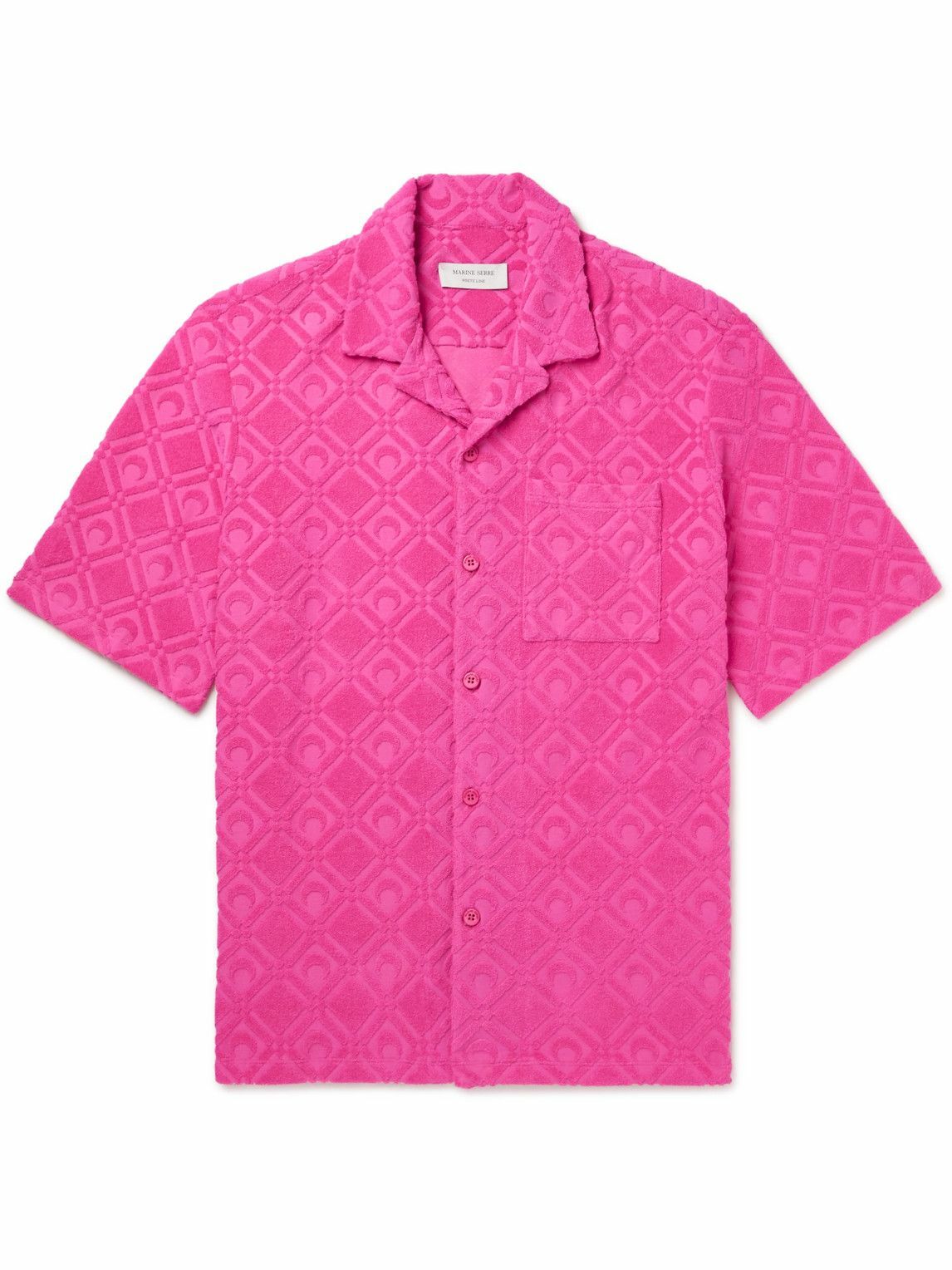 Marine Serre Jacquard Poplin Shirt main image 0