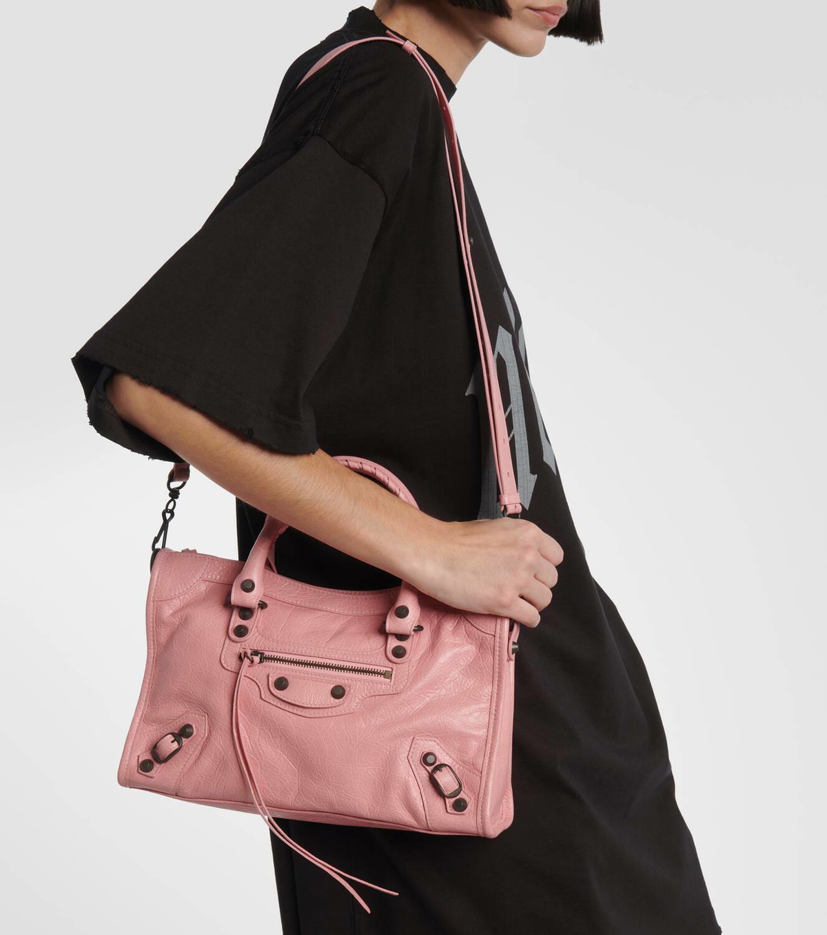 トートバッグ BALENCIAGA NATURAL LE CITY SMALL TOTES Le City Small leather tote bag in beige - Balenciaga | Mytheresa