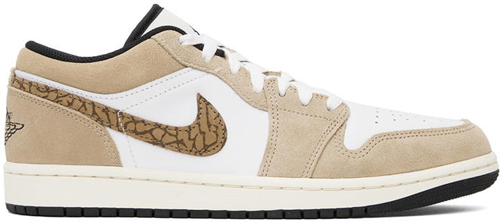 Photo: Nike Jordan Tan Air Jordan 1 Sneakers