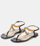 Tom Ford Zenith embellished leather thong sandals