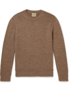 De Bonne Facture - Alpaca and Wool-Blend Sweater - Brown